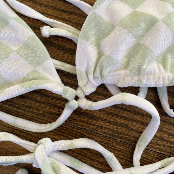 Frankie’s Hypebeast Diamond Velvet Bikini Set, Tatum Top & Katarina Bottom, NWT - Picture 7 of 15